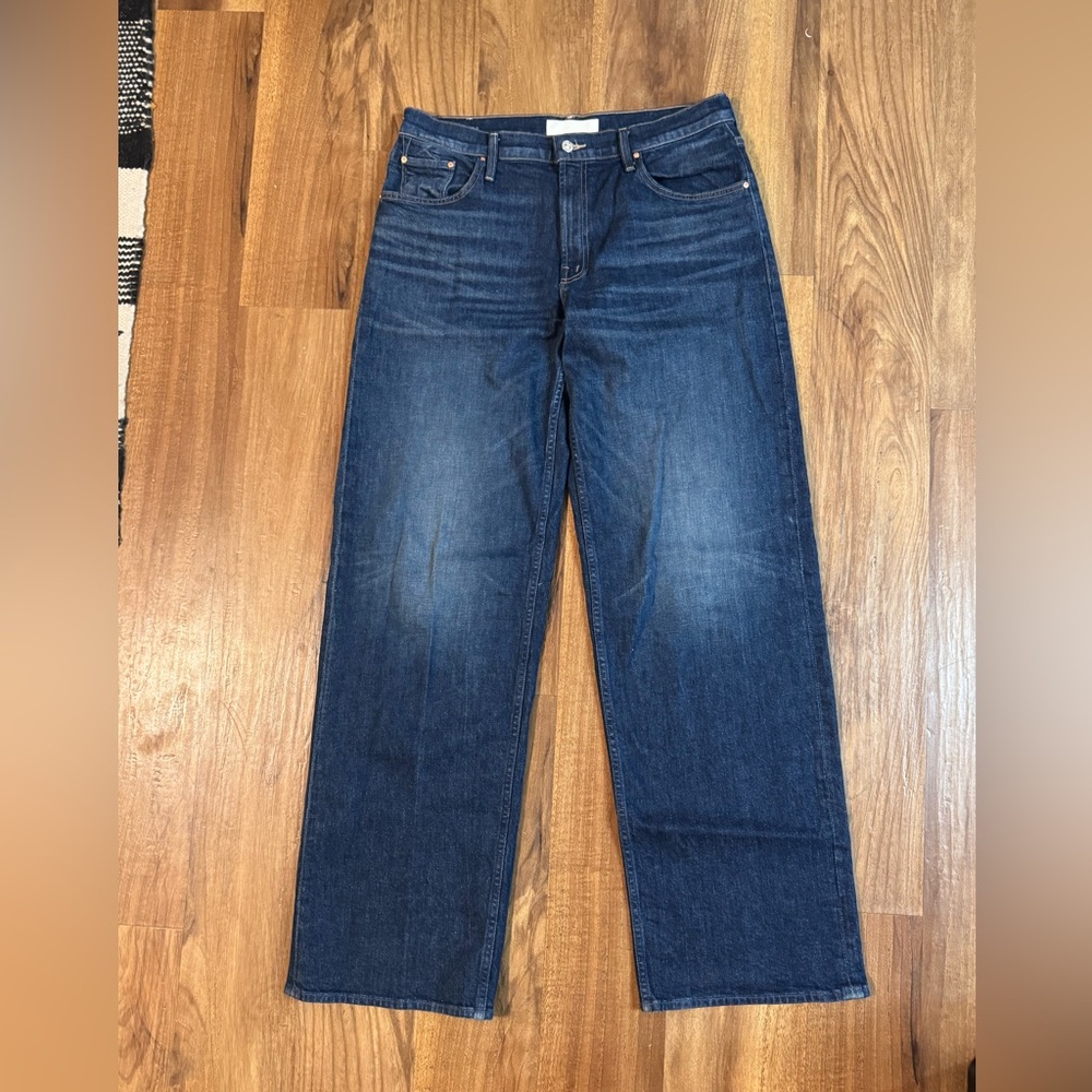 MOTHER Superior The Down Low Spinner Heel Jeans Digital Underground 31 - Picture 5 of 11